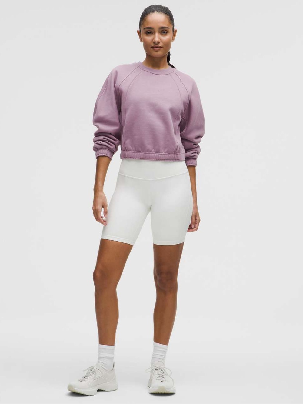 Lululemon Scuba Cropped Relaxed Crewneck
Lavender Lux. Small